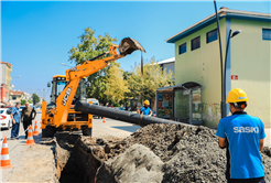 Arifiye Atatürk Caddesi’nin içmesuyu hattı Büyükşehir ile yenileniyor