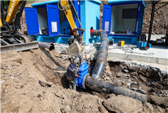 Yeni pompa sistemi ile Hendek’e saniyede 390 litre su iletilmeye başlandı
