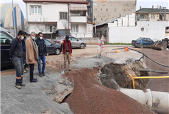 Büyükşehir SGK Köprülü Kavşak Alt Yapı işlemini hızla tamamladı