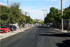 Turan Caddesi’nde asfalt tamam