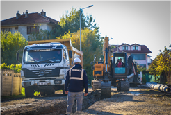 Yazlık Mahallesi’nin yağmur suyu altyapısı kışa hazır