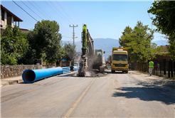 Akyazı’nın 100 kilometrelik altyapı hattı için saha çalışmaları başladı
