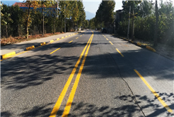 Hendek’te yol çizgi çalışması ile yollar daha güvenli