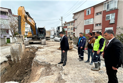 Erenler’in yeni ulaşım koridoruna SASKİ’den 5 kilometrelik yağmur suyu hattı