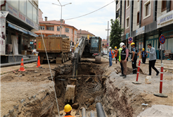 Ferizli Fevzi Çakmak Caddesi’nde altyapı tamam, sıra üstyapıda