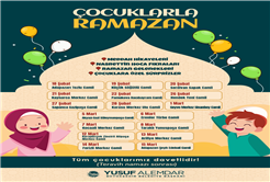 Büyükşehir’in “Çocuklarla Ramazan Neşesi” etkinlikleri şehir genelinde miniklerle buluşacak