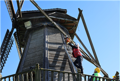 Tarihi Çark ve Yel Değirmeni’nde restore çalışmaları başladı