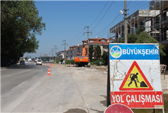 Yazlık Caddesi’nde genişletme çalışmaları başladı