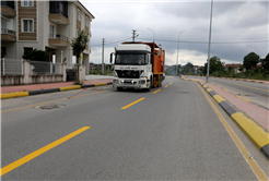 Büyükşehir’den güvenli sürüş için 3 bin 528 kilometrelik yol çizgisi 