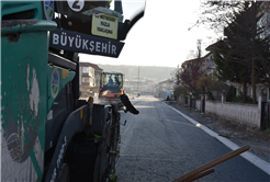 Karasu Mimar Sinan Caddesi’nde asfalt çalışmaları başladı