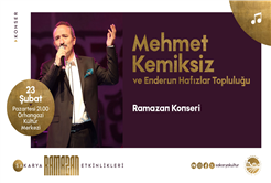 Büyükşehir’in Ramazan kültür sanat takvimi belli oldu