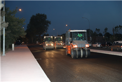 Yazlık Caddesi’nde gece mesaisi