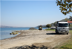 Dereler ıslah ediliyor göl korunuyor