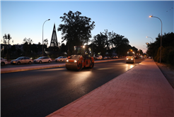 Yazlık Caddesi’nde gece mesaisi