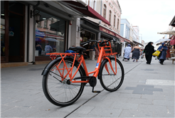 Turuncu bisikletler yoğun ilgi görüyor