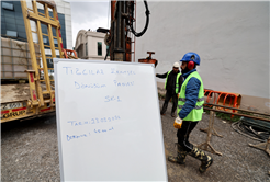 Tığcılar’da kentsel dönüşüm sondaj çalışmalarıyla başladı