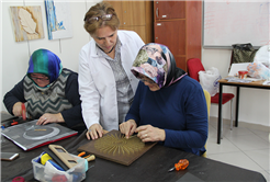 Unutulmuş sanatlar SAMEK’lerde gün yüzüne çıkıyor