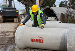 3 bin 500 metrelik yeni hat, yağmur sularını güvenle kaynaklara taşıyacak