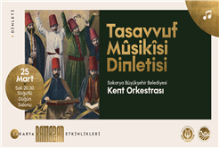 Sakarya’da Ramazan’ın ruhunu Büyükşehir yaşatıyor: Ünlü hattat ve tasavvuf tınıları sanat dostlarıyla buluşuyor