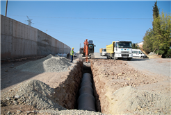 Duble yol ve kavşak çalışmasına devam