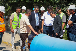 Akyazı’nın 100 kilometrelik altyapı hattı için saha çalışmaları başladı