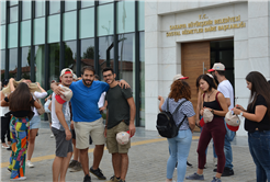 SGM ve Engelsiz Kafe erasmus öğrencilerini ağırladı