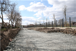 Yazlık Caddesi’nde duble yol çalışmaları başladı