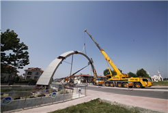 Büyükşehir’den Köprü Geçişli Yol Projesi’ne estetik dokunuş