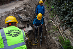 Sapanca’da Kuruçeşme’nin içme suyu hattı yenilendi