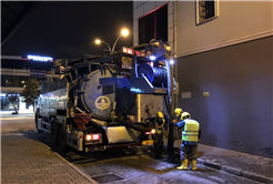 Kanalizasyon ve yağmursuyu hatları temizleniyor