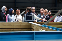 Öğretmen adayları suyun yolculuğuna SASKİ arıtma tesislerinde tanıklık etti