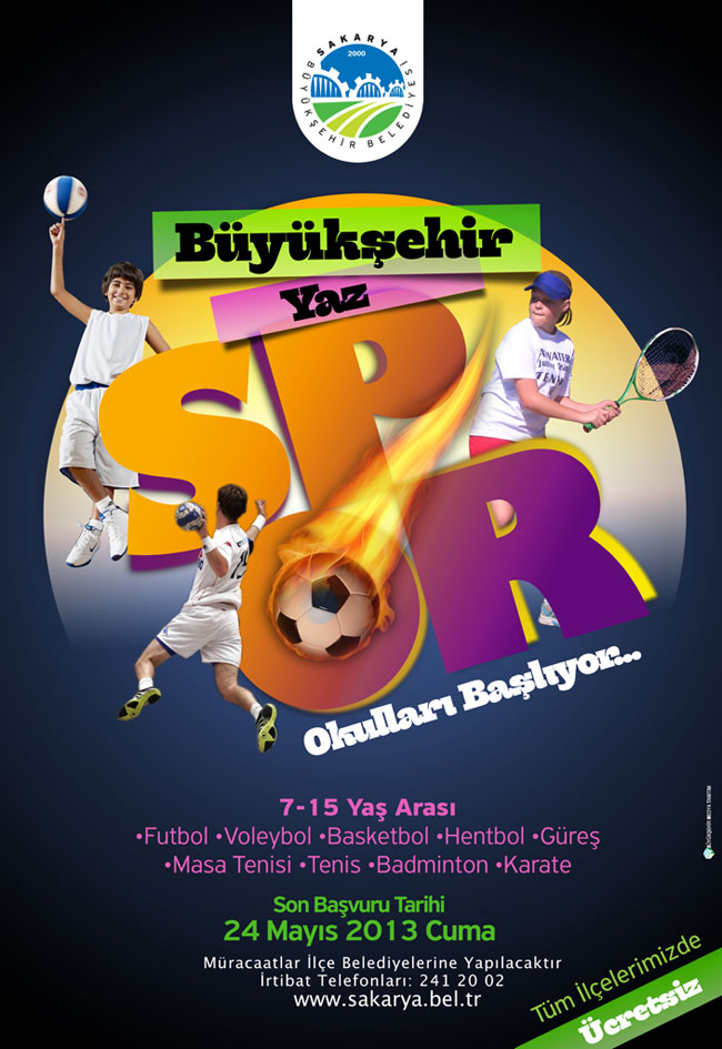 13. Yaz Spor Okulları Başlıyor