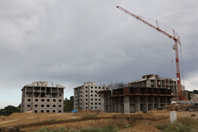 Korucuk'ta Evler Yükseliyor