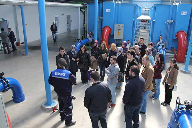 Öğrenciler SASKİ Tesislerini Gezdi 