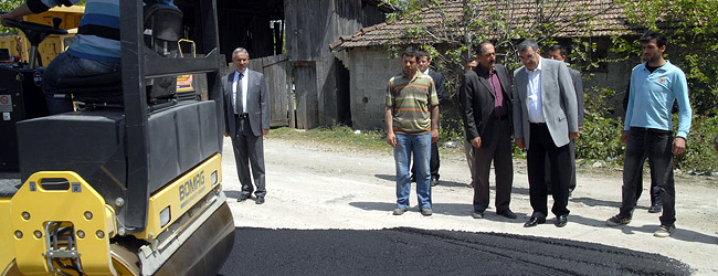 Başkan Asfalt Sezonunu Açtı