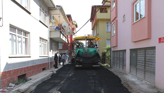 Şehir Merkezi de Asfaltlanıyor