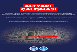 Altyapısı yenilenecek Necmettin Erbakan Bulvarı tek yönlü olarak trafiğe kapatılıyor