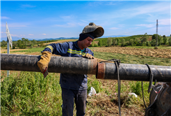 İki ilçenin 9 mahallesini kesintisiz içme suyuyla buluşturacak projede son adım