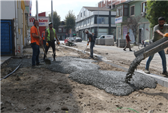 Kol Sokak’ta dönüşüm çalışmaları başladı