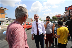 “32 Evler Beşköprü Caddesi sağlam alt ve üstyapısıyla şehrimize hayırlı olsun”