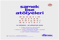 SAMEK Lise Atölyeleri’nde kayıtlar başladı