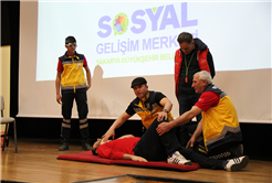 SGM öğrencilerine afet eğitimi