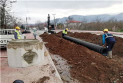 Büyükşehir SASKİ Kuzuluk’ta yağmursuyu hattını yeniliyor
