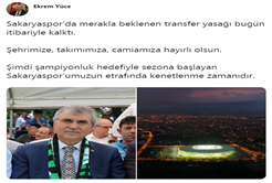 Sakaryaspor’da transfer tahtası açıldı