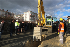 6 Milyon liralık yeni kanalizasyon hattı projesinin startı verildi