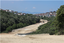 Beşköprü ulaşımı için yepyeni bir döneme adım adım: 14 metrelik istinat duvarı tamam, altyapı bitiyor