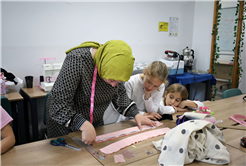 Ara tatilin en renkli programı: Anne ve çocuklar SAMEK’te birlikte üretti