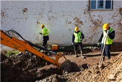 Merkeze 85 kilometre uzaklıktaki Taraklı Alballar’da altyapı dönüşümü başladı