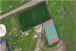 Geyve Bayat ve Eşme’de spor sahaları hizmete gün sayıyor