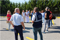 Yabancı öğretmen ve öğrenciler su arıtma süreçlerine tanıklık etti